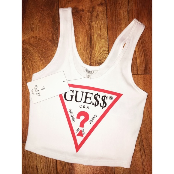 NWT EXTREMELY RARE Guess and A$AP Collab Crop Top - Picture 1 of 8